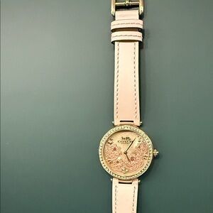 Coach Blush and Gold Women's Watch